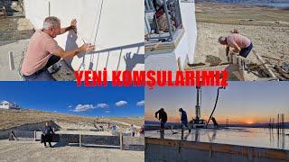 YENİ İNŞAATLAR BAŞLADI KOMŞUMUZUN  VE EVİMİZİN EKSİKLERİNİ YAPIYORUZ