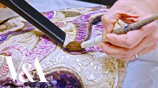 ASMR at the museum | Conserving a clown costume | V&A