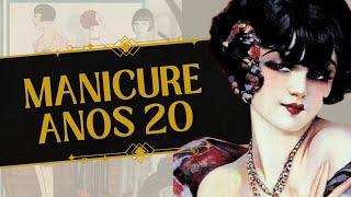 UNHAS DE MELINDROSA | Fazendo a unha com um tutorial de 1927!  #anos1920 #melindrosa