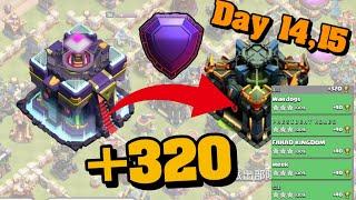 th15 v.s th17 +320 in Legend League (Jan Day 14,15)(coc superwitch attack)