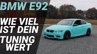 BMW E92 M3 UMBAU WIE VIEL IST DEIN TUNING WERT?! der KFZ DRIPCHECK