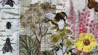 #roxysjournalofstitchery | Vol 6 Ep 24 | Working on my bee PROMPT 5 !