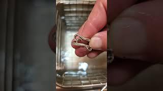 Ultrasonic Cleaning Metal Detecting finds - Tentacle Ring