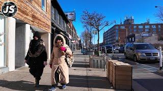 Freezing Cold on the Danforth to Cool East Market | Toronto Walk (Dec 2024)