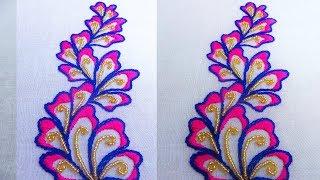 Hand Embroidery; Embroidery Designs for Dresses by Nakshi Kantha World