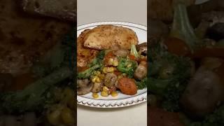 دستور غذای رژیمی با سینه مرغ و سبزیجات،خوشمزه و راحت #food #recipe #chicken #vegetables #healthy