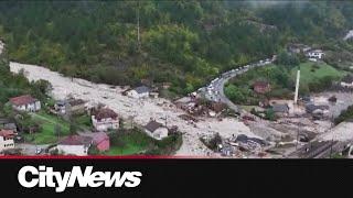 Search for survivors continues following deadly Bosnia floods