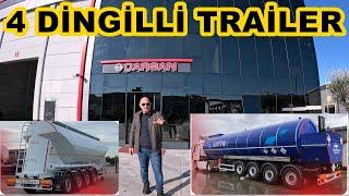 ÇARSAN TRAİLER'DE 4 DİNGİLLİ TRAİLER ÜRETİMİ DİKKAT ÇEKİYOR .....