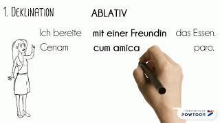 LATEIN Ablativ 01 - Endungen