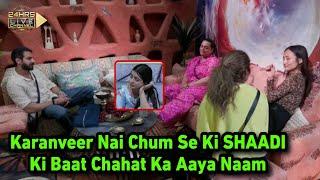 Bigg Boss 18 Live | Chum Darang Se Karanveer Nai Ki Shaadi Ki Baat Chahat Ka Nikla Naam BB18