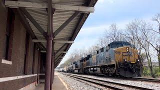 CSX AC44CW 596 w/ Nice K3LA Leads M584-17 on 3/17/24