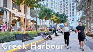 Dubai 4K Dubai Creek Harbour Walking Tour