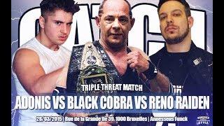 BYWS/BPWF: Showdown 2015: RenoRaiden vs Black Cobra vs Adonis.