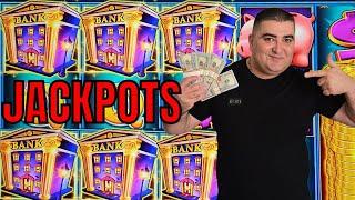 Winning BIG JACKPOTS On High Limit Piggy Bankin- Casino Huge Wins