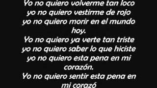 Yo No Quiero Volverme Tan Loco - Charly García - Letra (lyrics)