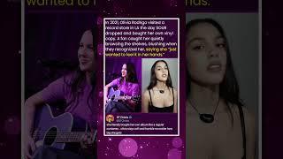 In 2021, Olivia Rodrigo visited a record store in LA the day SOUR dropped and bought her own vinyl