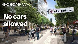 Montreal to make pedestrian-only sections of Ste-Catherine Street downtown. The response is mixed