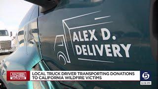 Utah truck driver gathering donations to transport to California fire victims