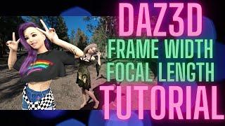 Daz3d Camera Tutorial | Frame Width and Focal Length