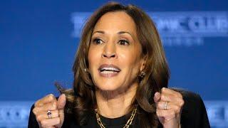 Kamala Harris mocked over latest word ‘vomit’