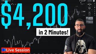 $4200 in 2 Minutes Sniper Entry | Pocket Option Live Trading