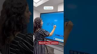 75 inch Interactive Flat Panel - Record Screen While Teaching On Digital Board 4K Smart Board Touch