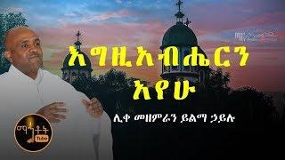 "እግዚአብሔርን አየሁ"| "Egziabheren Ayehu"  ሊቀ መዘምራን  ይልማ ኅይሉ Like Mezemeran Yilma Hailu