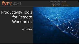 Fyrsoft's Webinar on Windows Virtual Desktop & Microsoft Teams