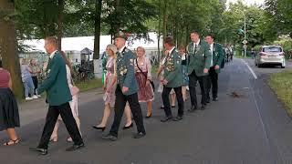 Schützenfest Neuenkirchen-Vörden Montag 15.07.2024 - Marsch zur Proklamation