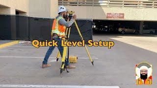 Surveying: How to Setup a Builders Level