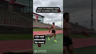 Prepare your body to sprint fast ‼️ #sprint #sprinter #sprinttraining #speedtraining