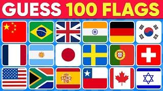  Guess the Country by the Flag Quiz   | Can You Guess 100 Flags?