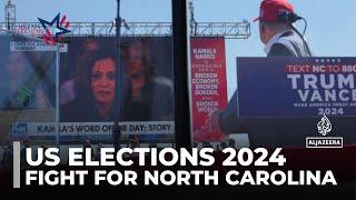 US elections 2024: Polls tight as Trump, Harris campaign in North Carolina