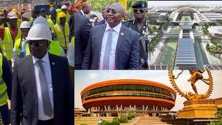 Hardworking Veep Bawumia Storms Ghana’s $1Billion Trade Fair Center he’s building