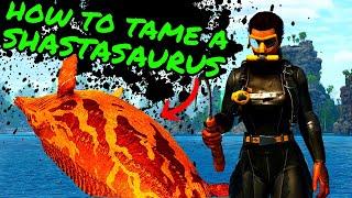 SHASTASAURUS Taming Guide! How to Easily Tame a SHASTA on the Center In Ark Survival Ascended!!!!