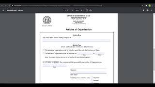 How to File an LLC in Georgia (5 Mins)