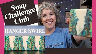 Hanger Swirl Technique Soap Design | Soap Challenge Club