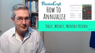 How to annualise a return