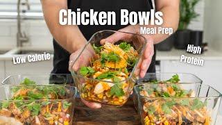 Chicken Bowl Meal Prep | High Protein Low Calorie