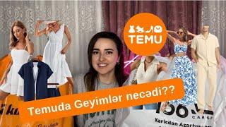 Temudan fərqli paltarlar aldım! Temudan paltar almaq olar?? | Yay paltar alış verişi | Temu sifariş