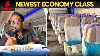 Inside the new EMIRATES A350 ECONOMY CLASS to Mumbai  : Worth the Hype ?