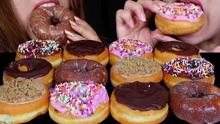 ASMR DUNKIN DONUTS CHALLENGE! COOKIE BUTTER, BOSTON KREME, CHOCOLATE SPRINKLE, STRAWBERRY, PUMPKIN