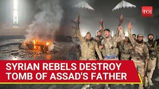 Syrian Rebels Launch New Attack; Storm Assad Family Mausoleum, Burn Ex-President's Tomb | Watch