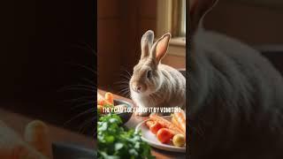 “The Shocking Truth About Rabbits: Why They Can’t Vomit!” #shortvideo #shorts