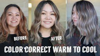 Hair Transformations with Lauryn: Color Correcting Banding to transition to Grey Blending  Ep. 213