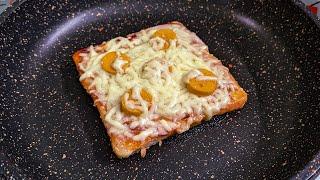 Better than Pizza! Yummy Mayonnaise Bread Pizza Healthy Breakfast Ideas.