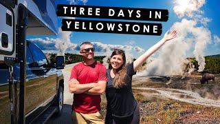 Roaming Through YELLOWSTONE | Epic Truck Camper Adventure in 3 Days!