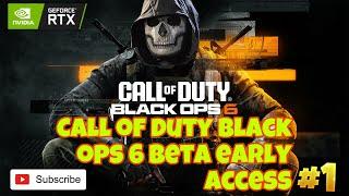 Call of Duty  Black Ops 6 BETA   Early Access. Intel Core i9-14900K / RTX 4090 SUPRIM X 24G