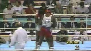 Riddick Bowe vs Lennox Lewis Olympic final 1988