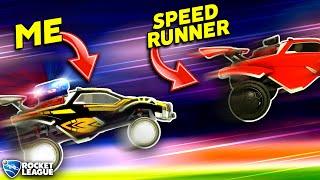 Rocket League, but it's a HIGH SPEED CHASE against speedrunners